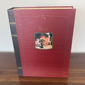 Vintage Disney Bambi Storybook Ornament Set